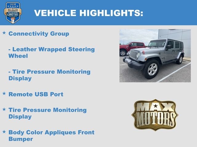 2016 Jeep Wrangler Unlimited Sahara