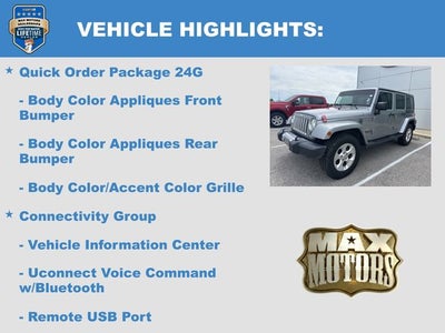 2016 Jeep Wrangler Unlimited Sahara