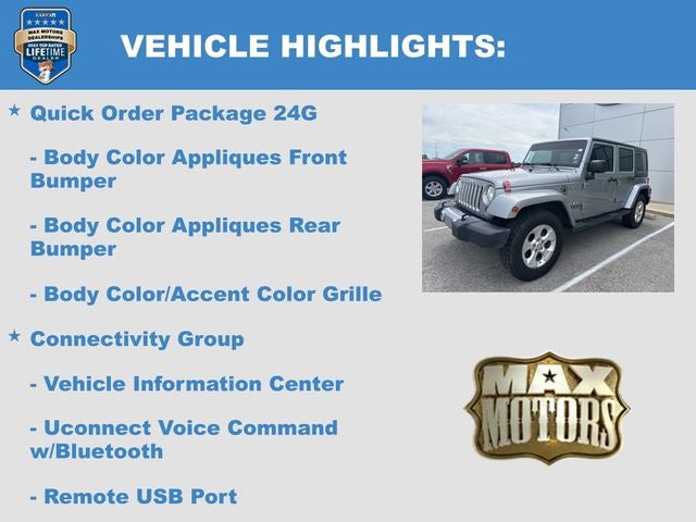 2016 Jeep Wrangler Unlimited Sahara