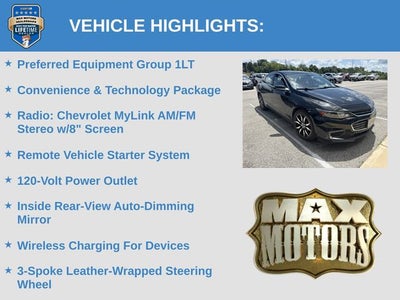 2017 Chevrolet Malibu LT 1LT
