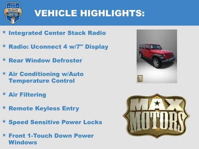 2021 Jeep Wrangler Unlimited Sport S