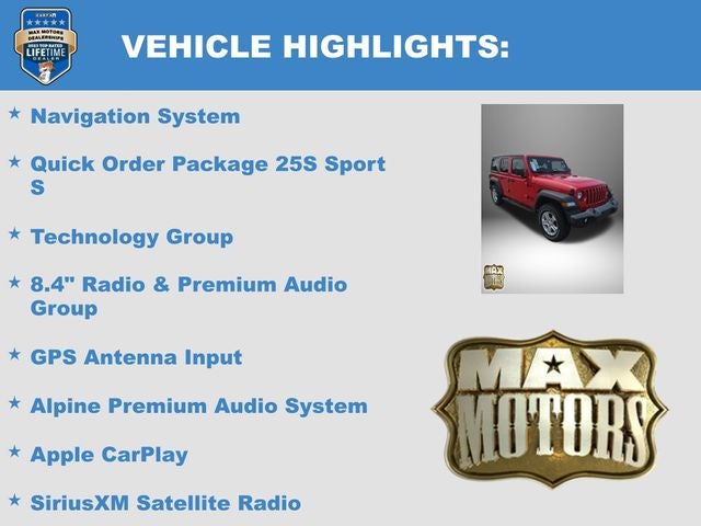2021 Jeep Wrangler Unlimited Sport S