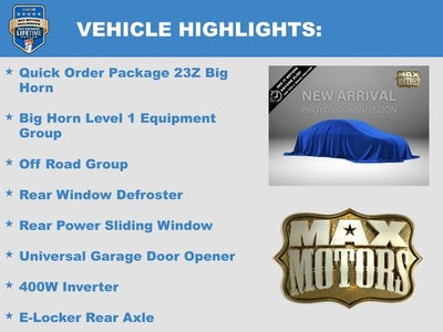 2025 RAM 1500 Big Horn/Lone Star