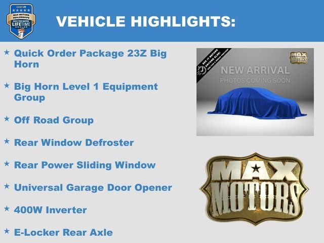 2025 RAM 1500 Big Horn/Lone Star