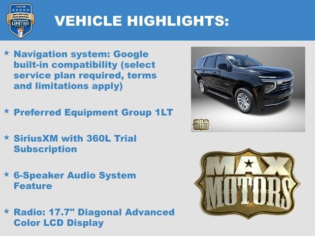 2025 Chevrolet Tahoe LT