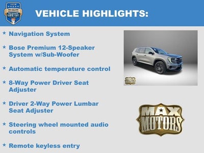 2026 GMC Acadia Elevation