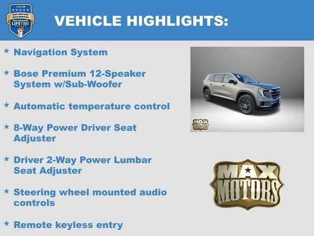 2026 GMC Acadia Elevation