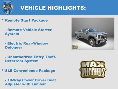 2026 GMC Sierra 3500 HD SLE DRW