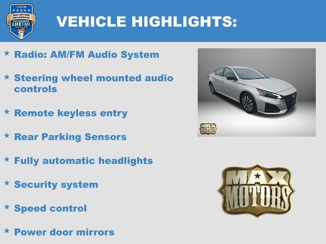 2024 Nissan Altima 2.5 SV